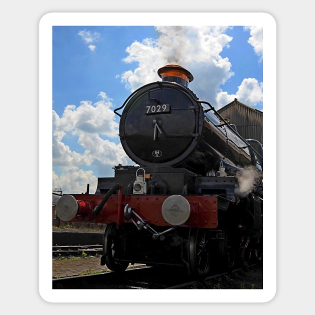 GWR Clun Castle Sticker by Random Railways